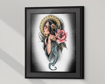 Queen Rose Print