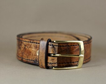 Leather belt, Men's Leather Belt