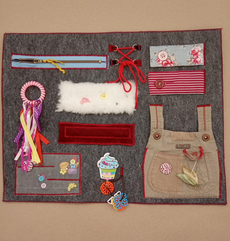 Alzheimer blanket Sensory mat for dementia Fidget Blanket Etsy