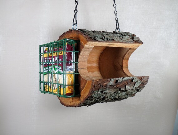 Bird Feeder Hanging Bird Feeder Rustic Bird Feeder The Etsy