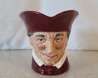 RARE LARGE VINTAGE ROYAL DOULTON THE CARDINAL CHARACTER TOBY JUG EARLY A STAMP 