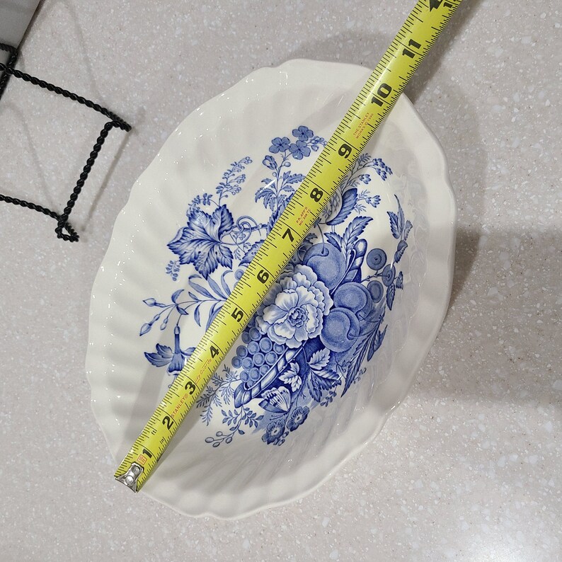 Vintage Royal Doulton China the Kirkwood Blue 10.25 Etsy