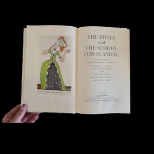Vintage Heritage Press Edition: The Rivals & The School for Scandal by Richard Brinsley Sheridan