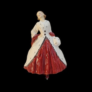 Royal Doulton Figurine,  HN 1981 &#39;The Ermine Coat&#39; Bone China Porcelain Figurine