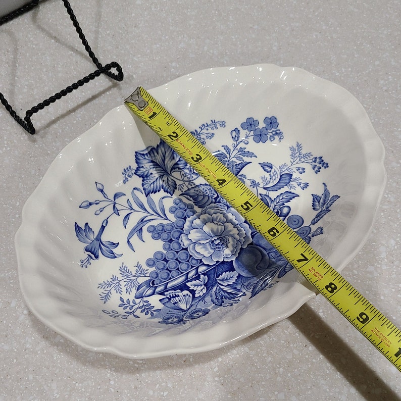 Vintage Royal Doulton China the Kirkwood Blue 10.25 Etsy