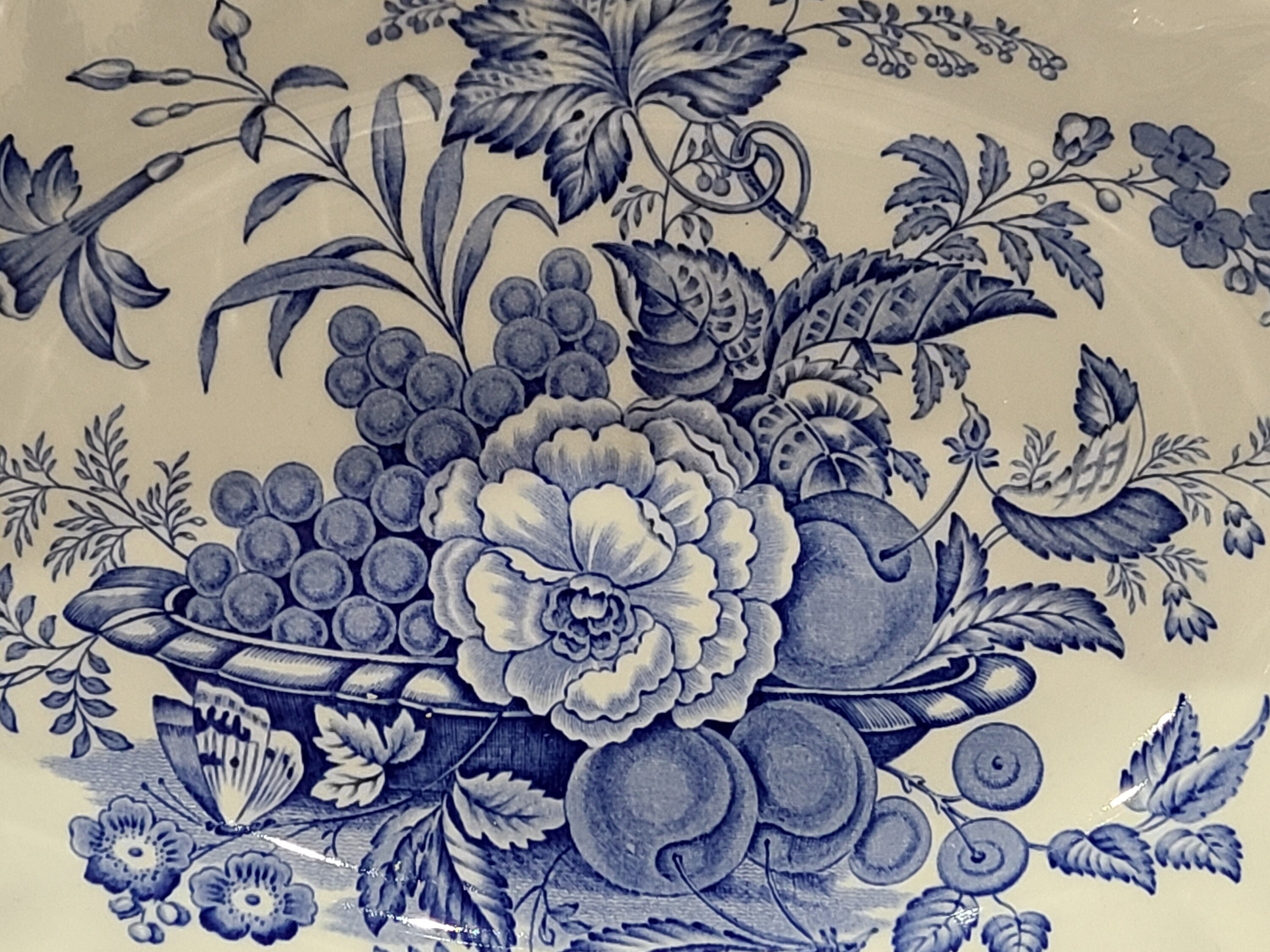 Vintage Royal Doulton China the Kirkwood Blue 10.25 Etsy