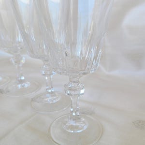 Elegant Vintage Princess House Esprit Crystal Wine Glasses Set - 6 Stemware for Wedding, Anniversary