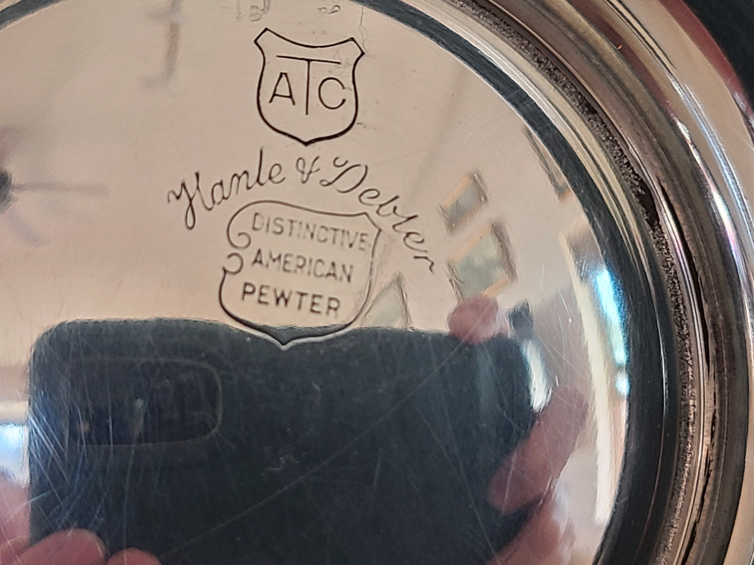 Vintage Hanle & Debler Distinctive American Pewter Tea Pot Etsy