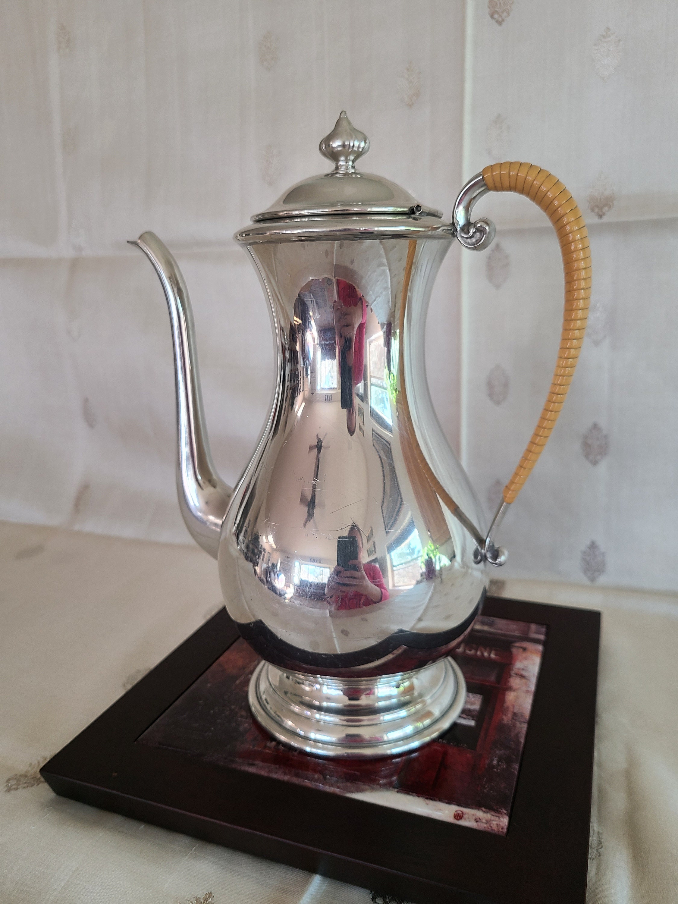 Vintage Hanle & Debler Distinctive American Pewter Tea Pot Etsy