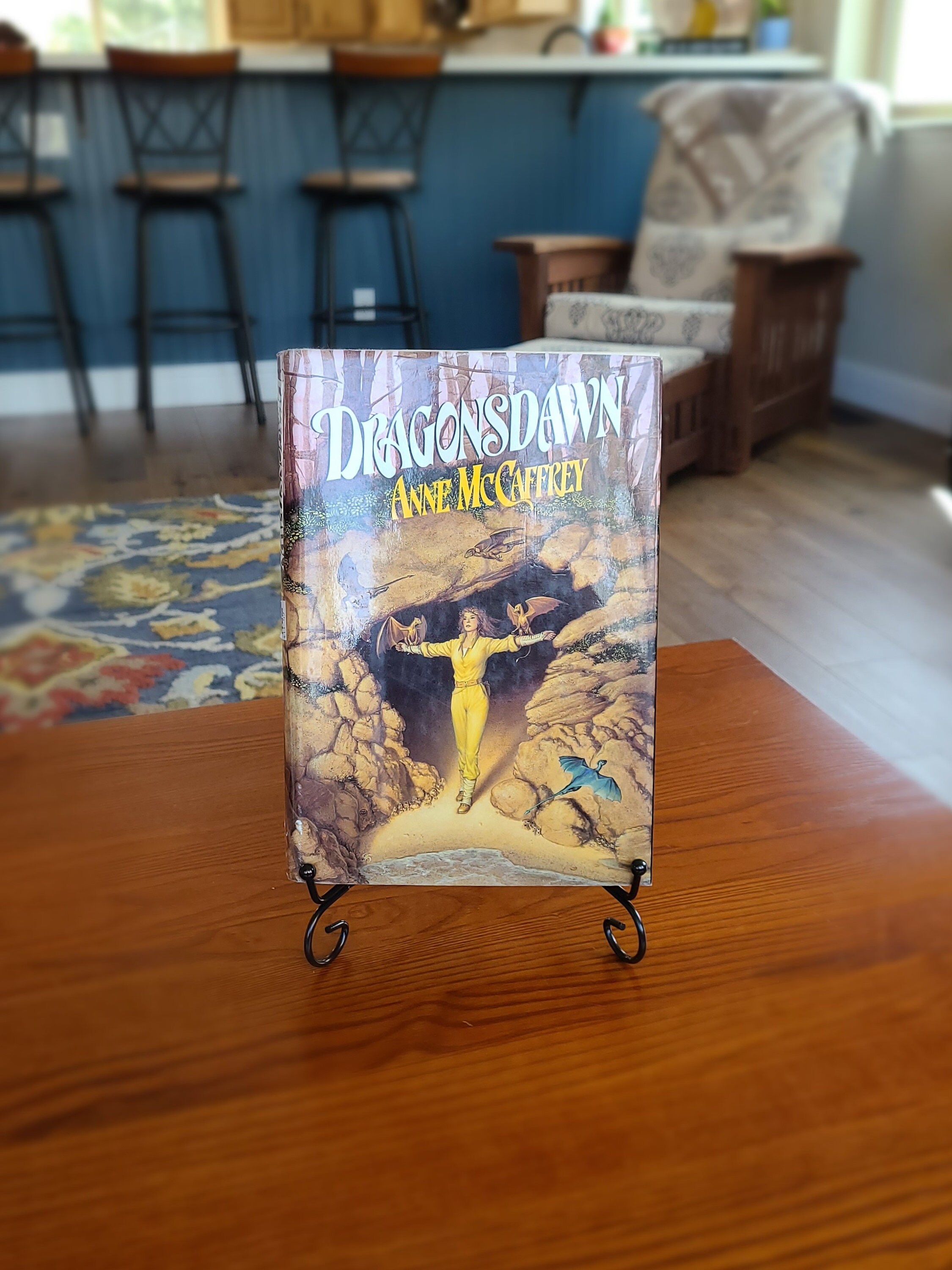 Dragonsdawn: 1988 First Edition Hardcover by Anne McCaffrey - Vintage Pern Series Science Fiction Novel