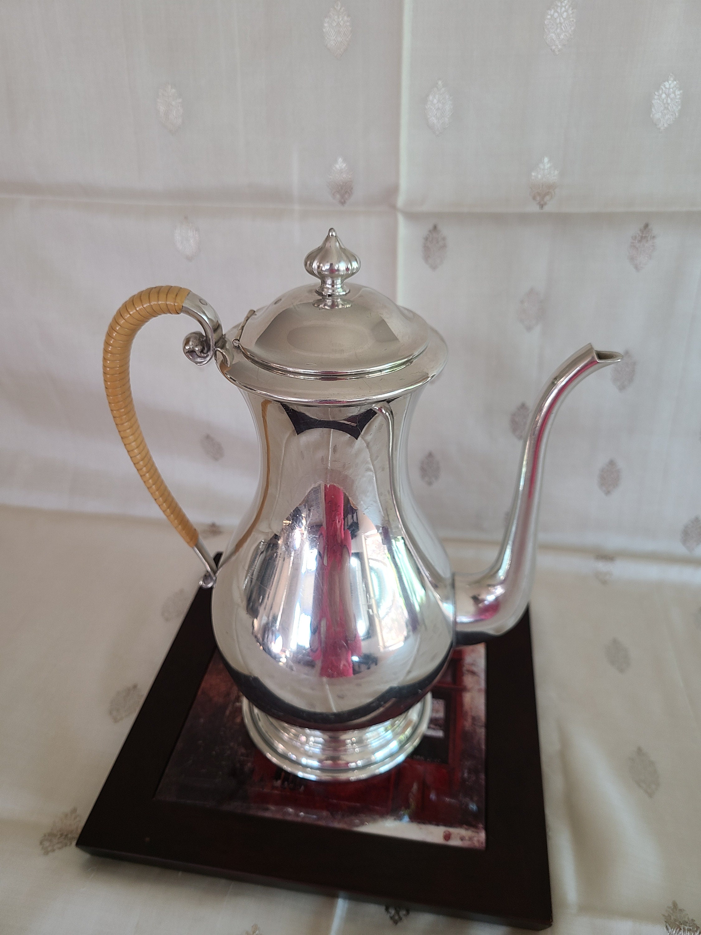 Vintage Hanle & Debler Distinctive American Pewter Tea Pot Etsy Polska