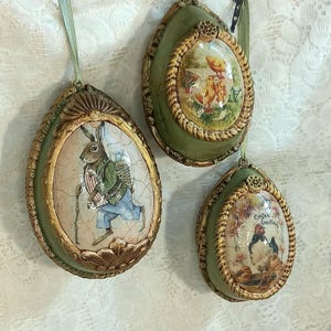 Easter eggs, Baroque Easter eggs, Easter decoration, Vintage Easter eggs