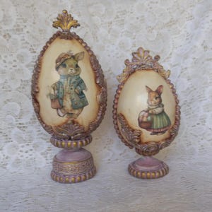 Easter eggs, Baroque Easter eggs, Easter decoration, Vintage Easter eggs