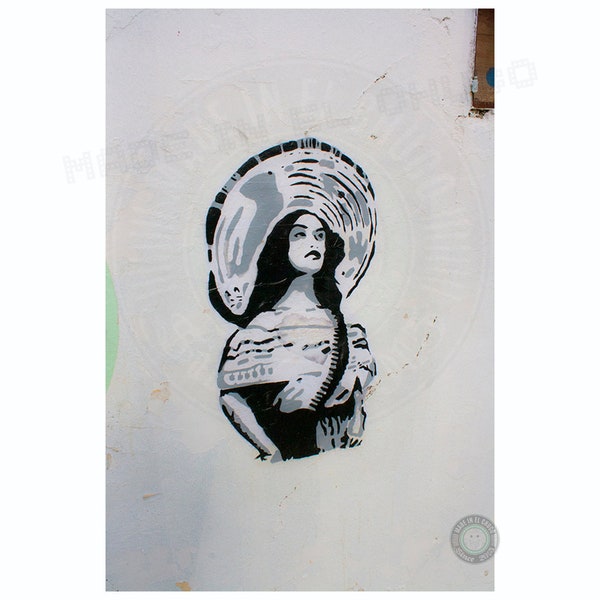 Mexico Photography "Adelita" Fine Art Prints Graffiti Wall Art