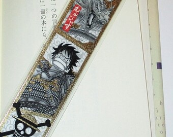 One piece Bookmark for books / Japanese Anime bookmark / laminated Bookmark