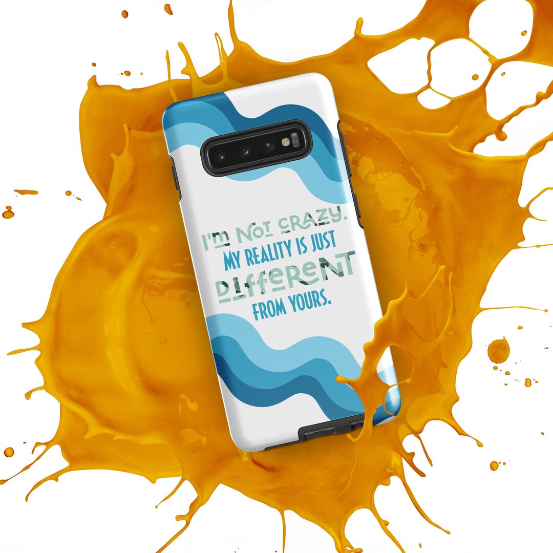 Wavy Blue Samsung Android Case: 