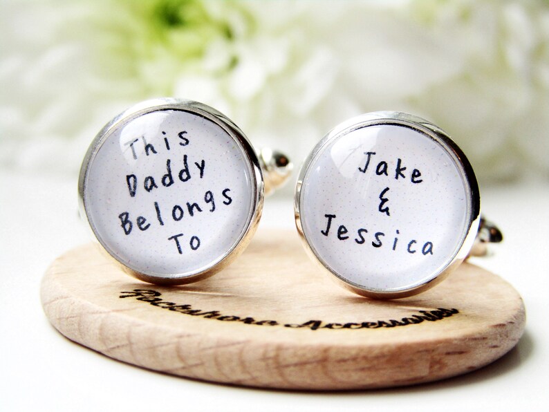 This Daddy Belongs to Personalised Kids Names Dad Gift Etsy UK