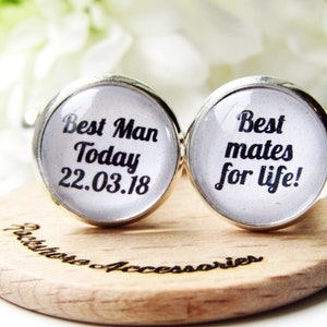 Cufflinks VENI VIDI VICI Gift for a Man Wedding Cufflinks 