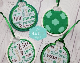 girl scout christmas ornament craft