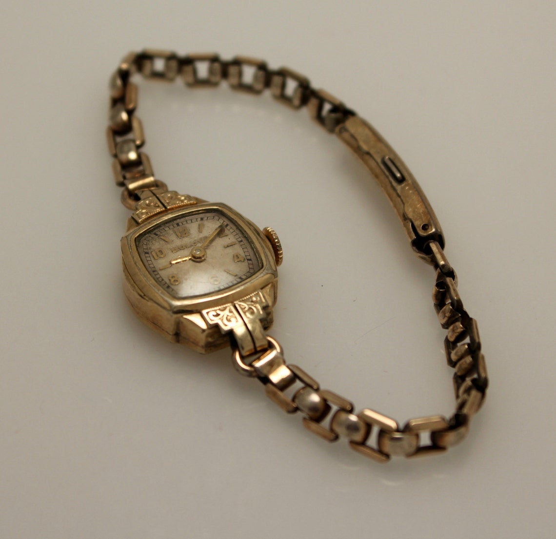 Vintage Bulova Ladies 10k Rolled Gold Plate Watch 1940s Etsy