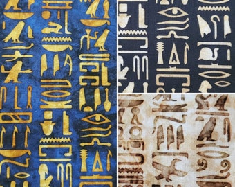 Ancient Egyptian Hierglyphs - fitted scrub caps