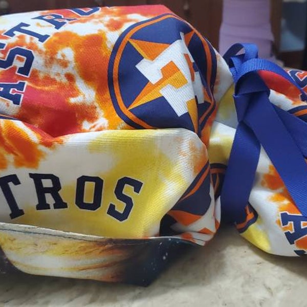 Houston Baseball Pony Scrub Cap Astros Tie-Dye and Mickey
