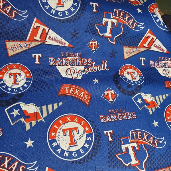 Fabric BTY Texas Rangers World Champions