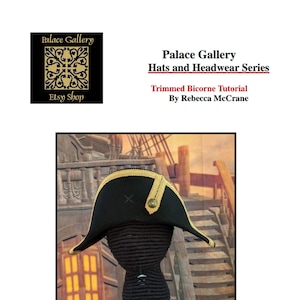 DIY Trimmed Bicorne  - Hat Making Tutorial - DIY Bicorne