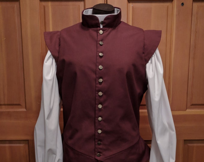 Camel Sussex Brocade Fencing Doublet Gipsy Peddler SCA Rapier Armor