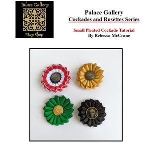 DIY Small Pleated Cockade Tutorial - Cockade Pattern