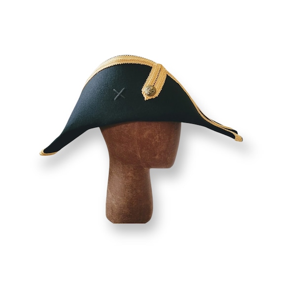 Admiral Bicorn Hat French Soldier Naval Officer Napoleon Cap