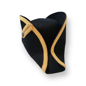 Bicorne with Gold Trim American Cocked Hat War of 1812 Napoleon image 4