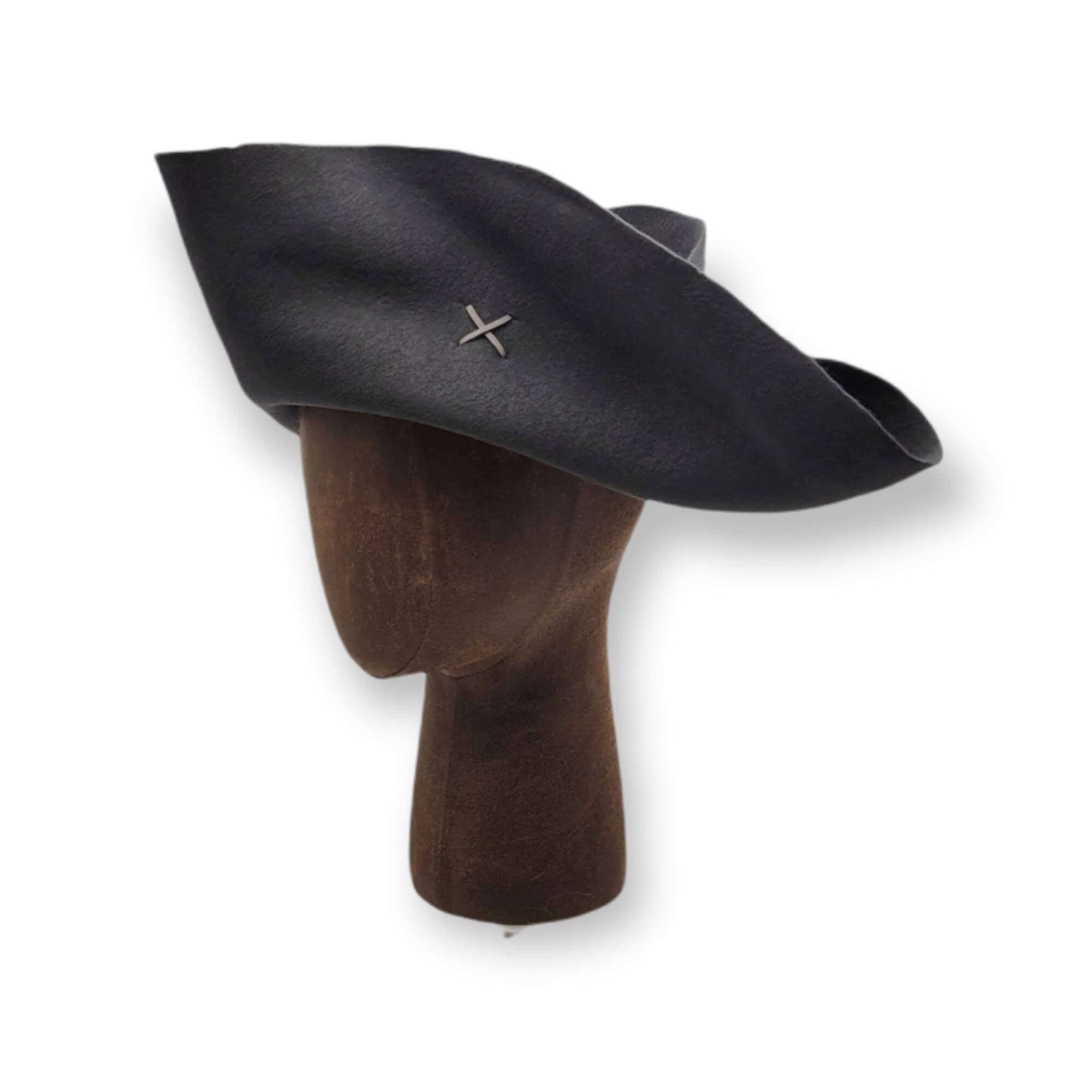 Grey Pauper's Tricorn Poor Man's Tricorn Laced Etsy