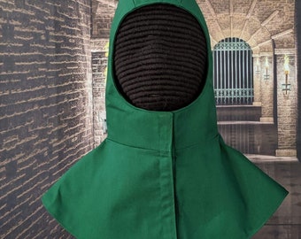 In Stock! 8 Stock Colors - Undermask Fencing Hood - SCA Rapier Armor Coif