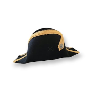 Bicorne with Gold Trim American Cocked Hat War of 1812 Napoleon image 2