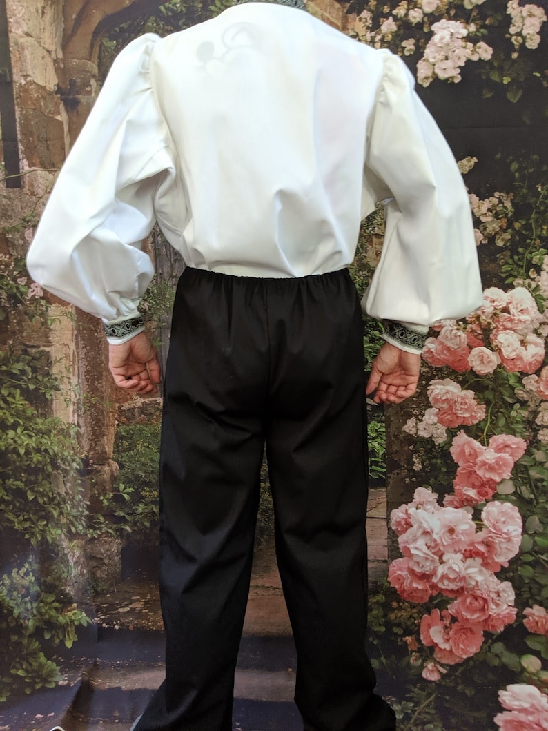 Renaissance Fair In Stock SCA Trews Rapier Basic Drawstring Fencing Pants
