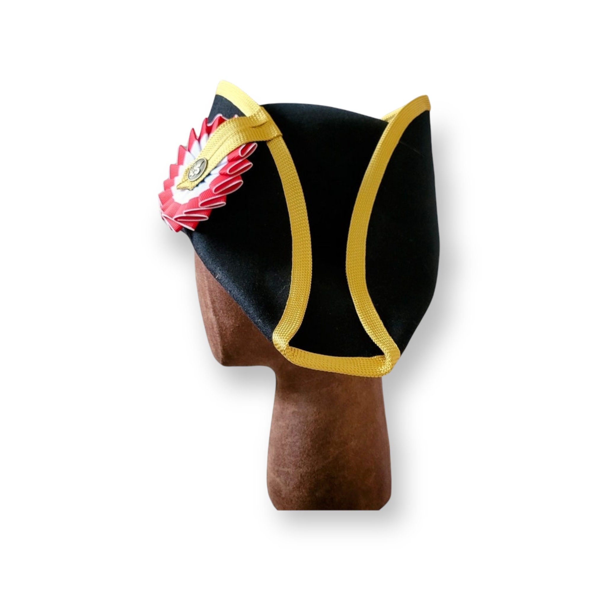 Napoleon Bicorne Met Gouden Rand Amerikaanse Cocked Hat - Etsy België