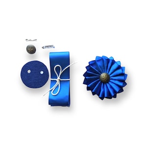 DIY Kit & PDF - Pleated Cockade Tutorial and Supply Kit - Cockade Pattern