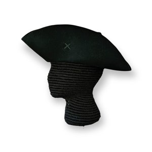 Yorktown Military  Tricorn - American Revolutionary Felt Hat