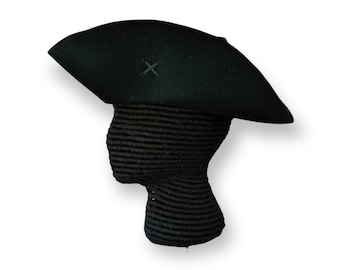 Ready to Ship! Medium Yorktown Military  Tricorn - American Revolutionary Felt Hat