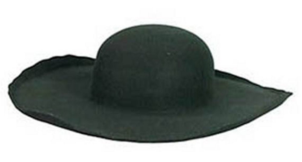 DIY Wool Felt Hat Blank Black SCA Ren Faire Cavalier Pirate