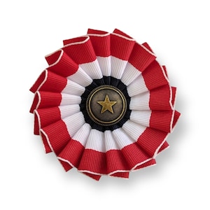 Cockade Red White Blue - Independance Day - Colonial America