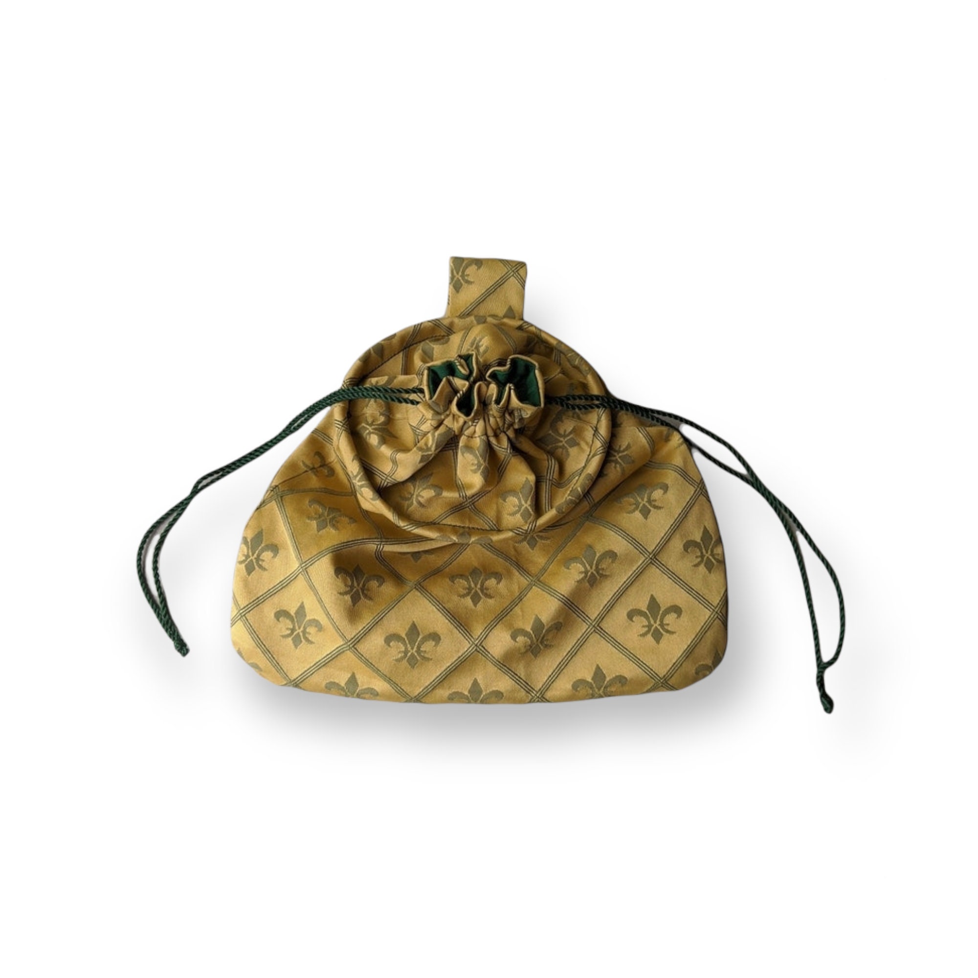 Fleur De Lis Drawstring Ring Belt Pouch Game Hoop Bag -  Israel