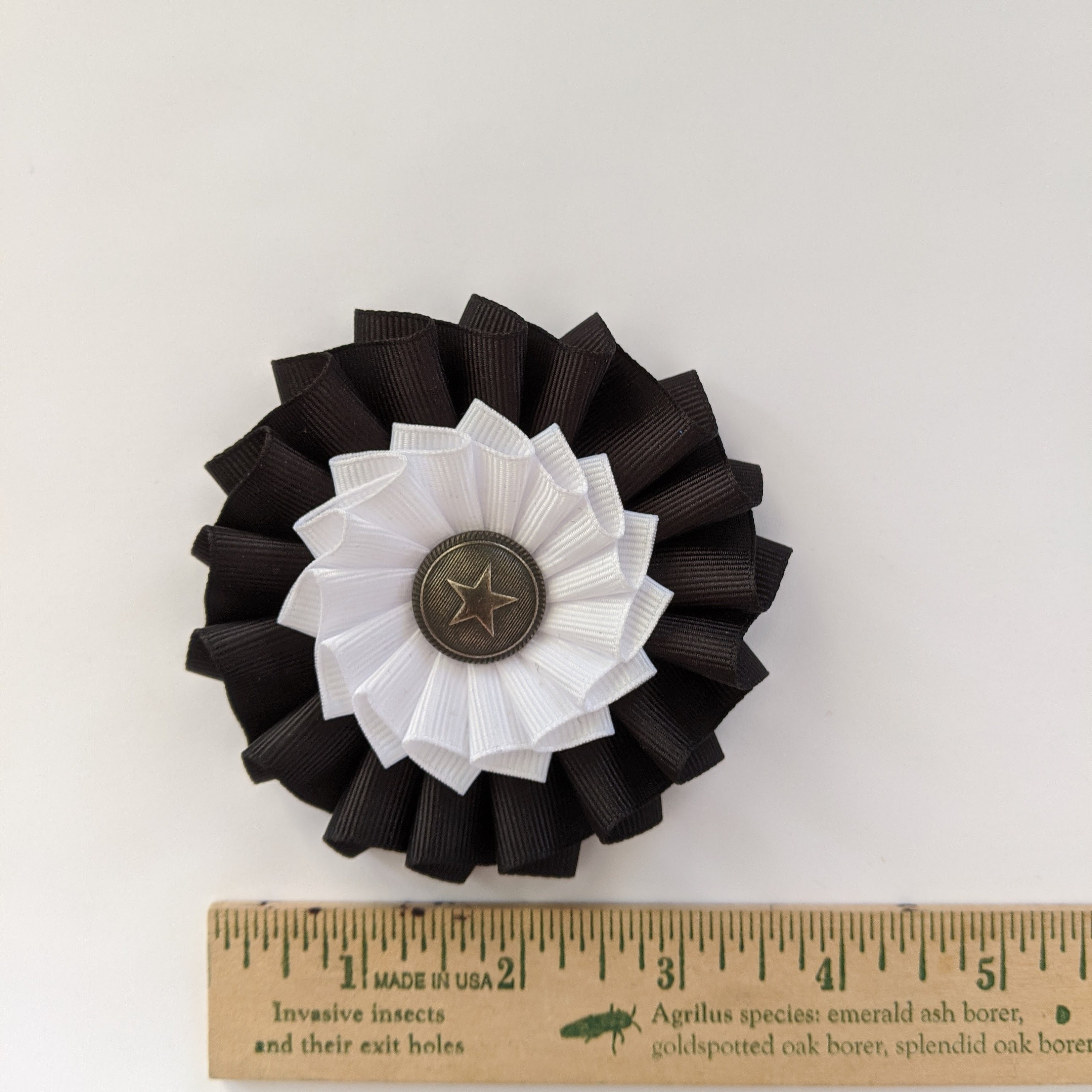 Double Military Cockade - Alliance American French Revolutionary War - Medium Size