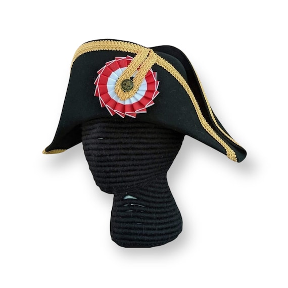 Napoleon Bicorne con finiture in oro Cappello a cappello | Etsy Italia