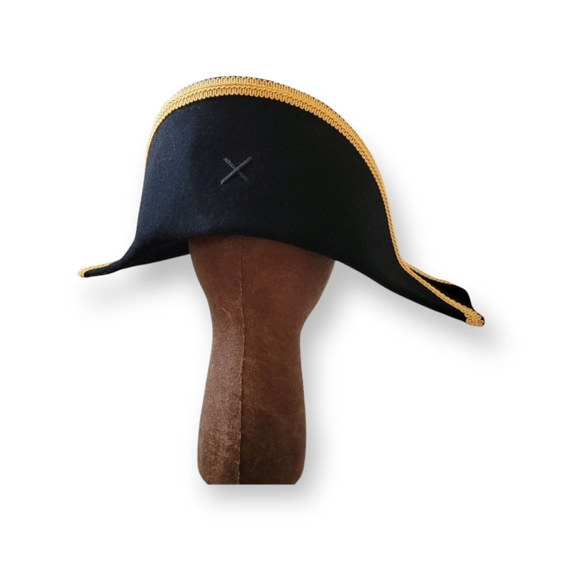 Bicorne with Gold Trim American Cocked Hat War of 1812 Napoleon image 6