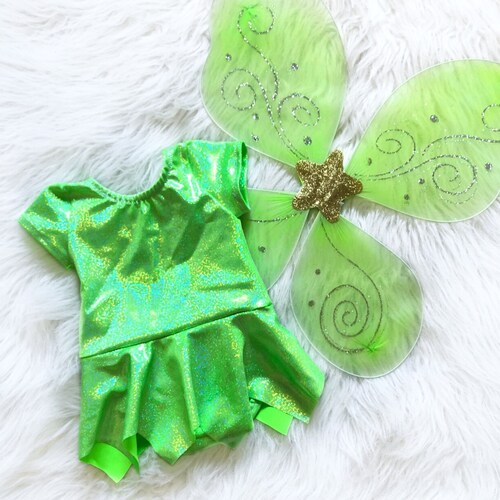 Green Fairy Leotard Pixie Costume Fairy 