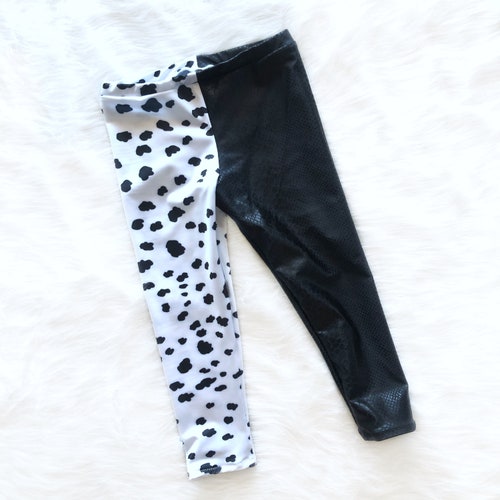 Villain Leggings Villain Costume Dalmatian Leggings Baby Etsy