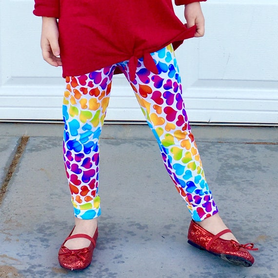 baby rainbow tights