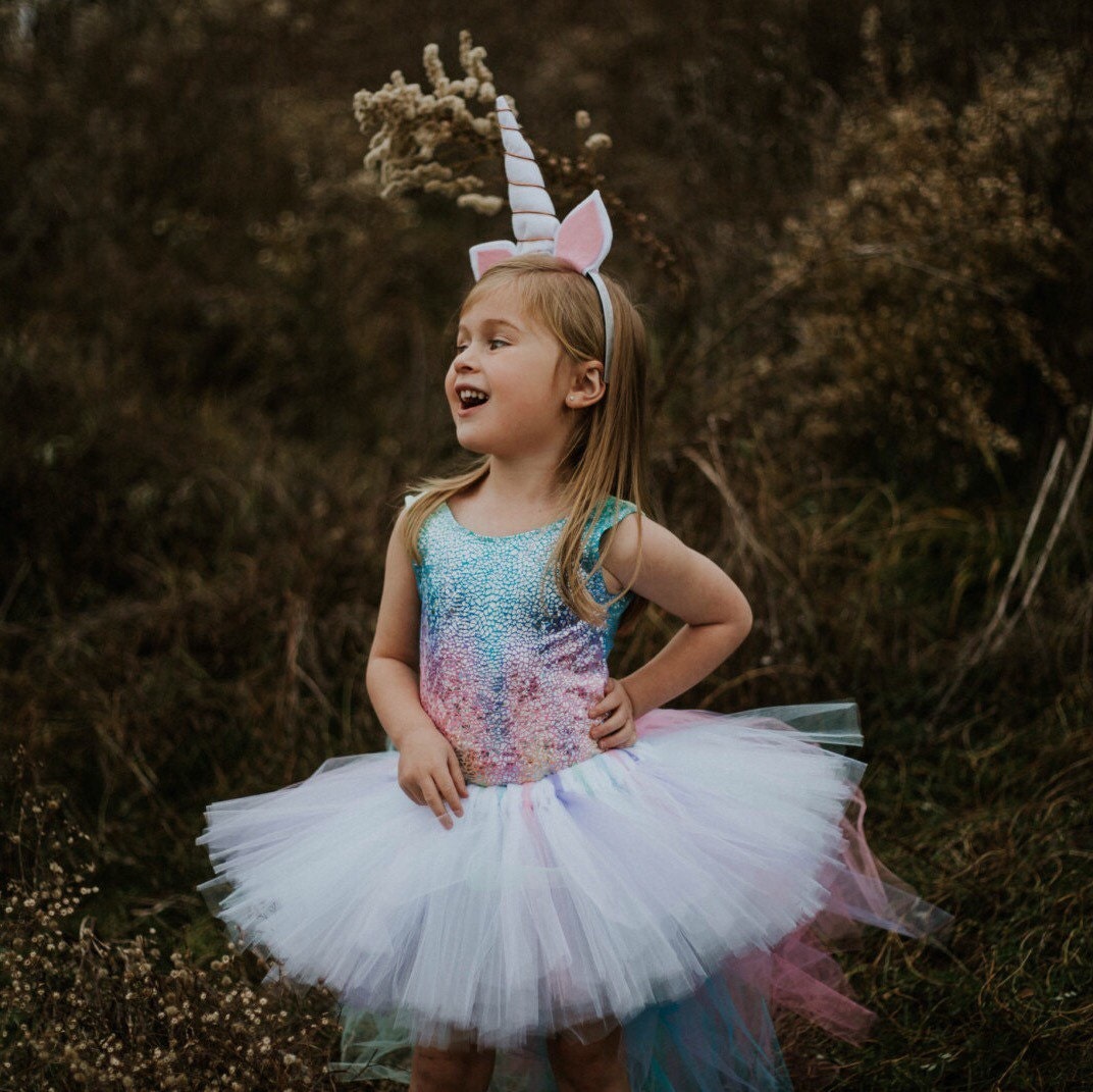 Unicorn Costume Girls Leotard Dance Outfit Dance Leo Baby Etsy